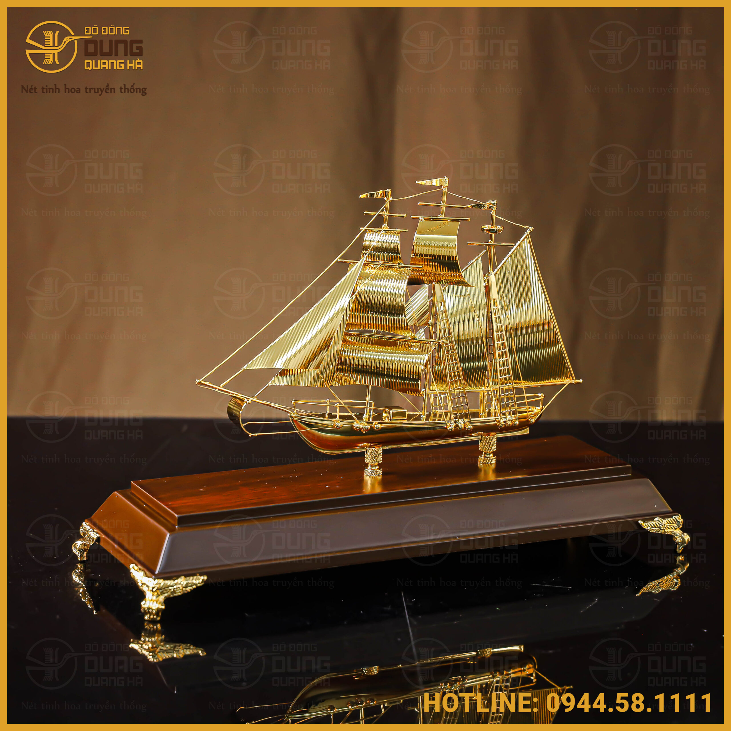 Vẻ đẹp oai phong, lộng lẫy của mô hình thuyền buồm doanh nhân