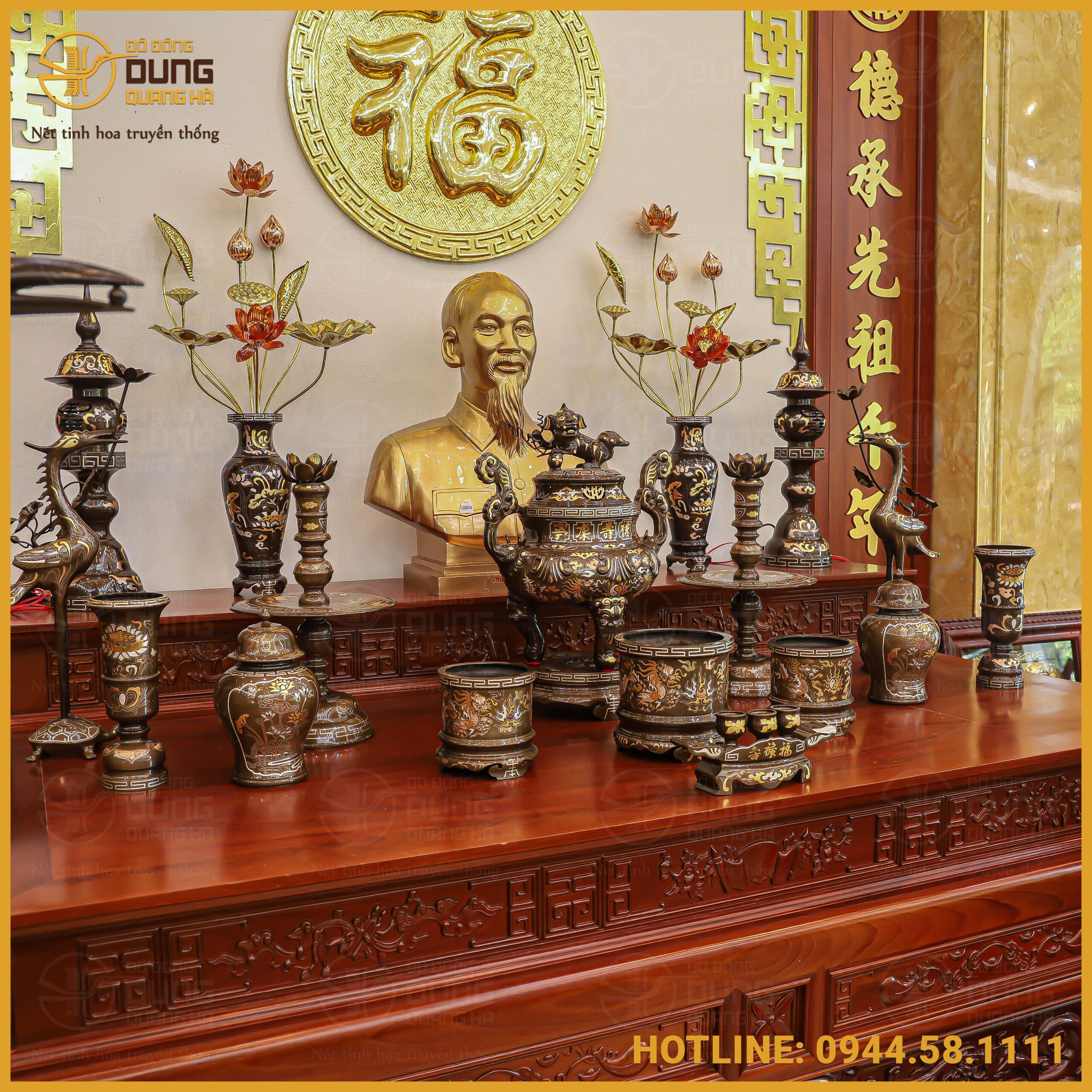 Sản phẩm nổi bật với sắc đỏ trầm mặc của đồng nguyên chất