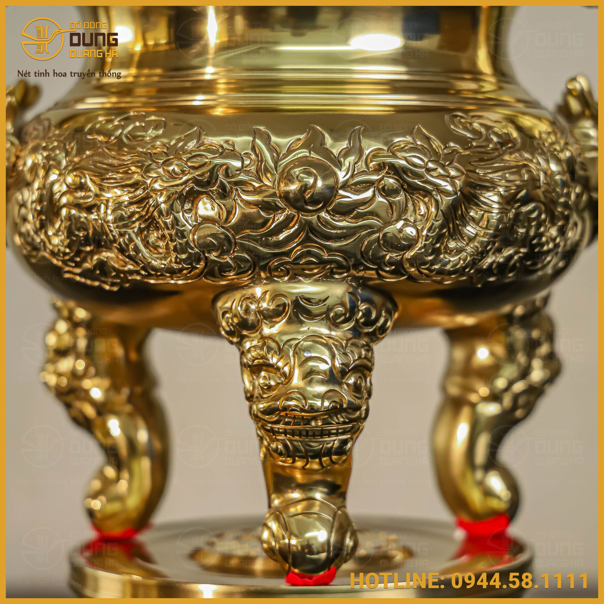 Thân đỉnh mang dáng hình cầu tròn phình rộng chắc chắn