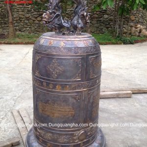 Chuông đồng cổ kính giao tại chùa 250kg
