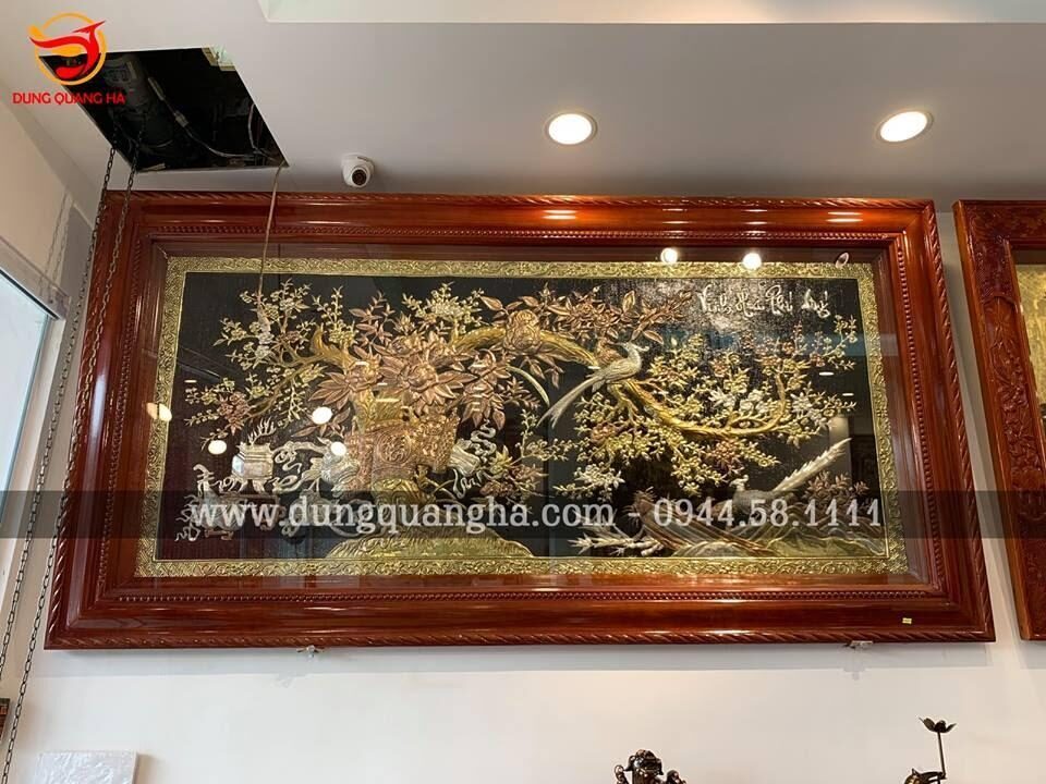 Tranh Phong thủy bằng đồng đẹp nhất 2019