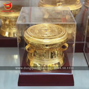 Trống đồng Ngọc Lũ tinh xảo tại đồ đồng Dung Quang Hà