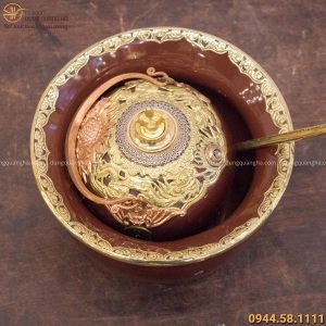 Điếu cày Chivas bọc đồng đường kính 20cm độc đáo tinh xảo