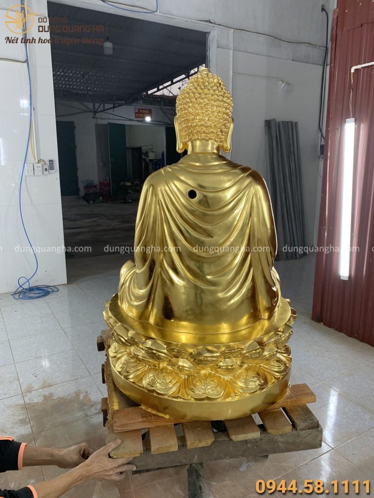 Tượng Phật A Di Đà bằng đồng đẹp tinh xảo