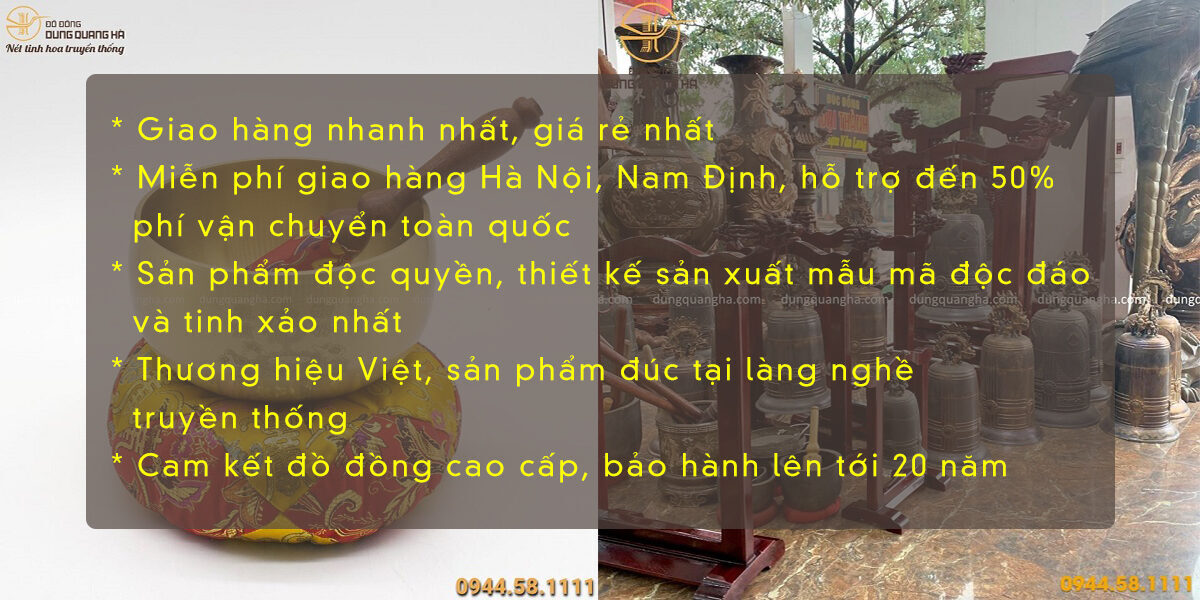 Ưu đãi khi mua hàng tại Dung Quang Hà