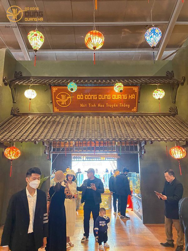 Khai trương gian hàng Đồ đồng Dung Quang Hà tại chùa Tam Chúc