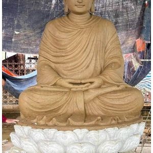 Hoàn thiện mẫu đất tượng Phật Thích Ca cao 3m cho nhà chùa