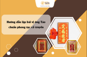 Hướng dẫn lập bài vị ông Táo chuẩn phong tục cổ truyền