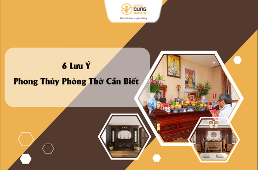 6 Lưu Ý Phong Thủy Phòng Thờ Cần Biết