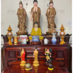 Bàn Giao Tây Phương Tam Thánh Phật 1m2 cho Thầy tại Nghệ An
