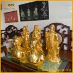 Bàn giao bộ tượng tam đa và tượng truyền thần dát vàng tại Vũng Tàu
