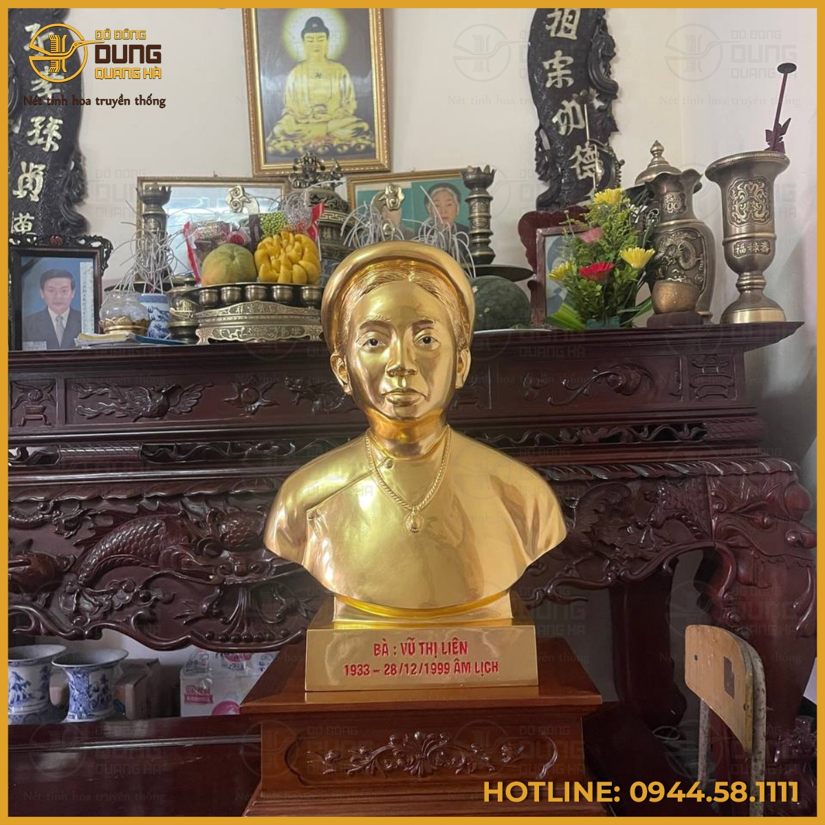 Hướng dẫn bảo quản tượng chân dung bằng đồng