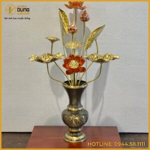 Bó sen 10 cành đồng vàng làm màu