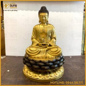 Thiết kế tượng Phật A Di Đà tinh xảo 