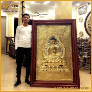Tranh hình Phật đẹp tôn nghiêm và truyền cảm