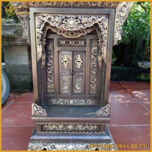 Diện mạo ấn tượng của khám thờ bằng đồng cao cấp
