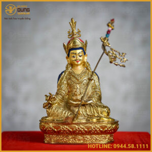 Tôn tượng Liên Hoa Sanh đồng đài loan 17cm