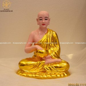 Dát vàng tượng Phật Sivali cao cấp đẹp trang nghiêm