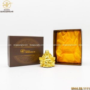 Hộp quà tượng Phật Di Lặc mạ vàng 24k tinh xảo, ý nghĩa