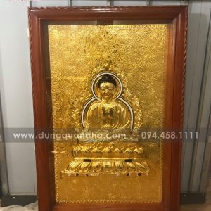 Tranh Phật Tổ Như Lai mạ vàng 24k