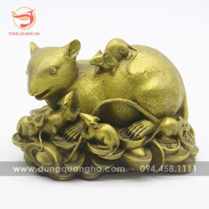 Tượng chuột bằng đồng – biểu tượng con chuột trong văn hóa dân gian