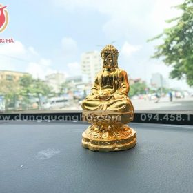 Tượng Phật A Di Đà mạ vàng để xe ô tô