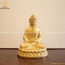 Tượng Phật Thích Ca bằng đồng cao 29cm đẹp tôn nghiêm